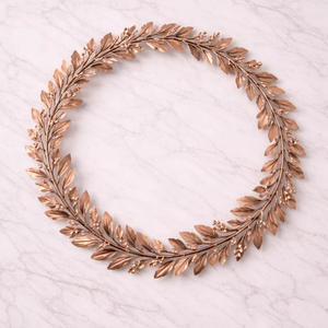 พวงหรีดโลหะประดับตกแต่งคริสต์มาส - Product Image 1
