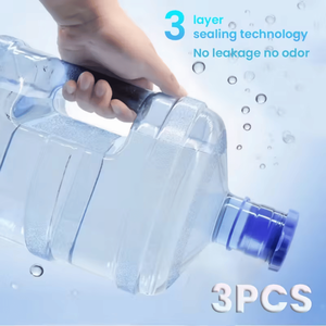 Tapas de Repuesto Selladas de Plástico PE a Prueba de Fugas de 3/6 Galones para Botellas de Agua de 55 mm - Product Image 5