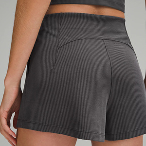 Shorts Deportivos Personalizados al por Mayor, Shorts de Gimnasio para Niñas, Ropa de Yoga, Shorts de Entrenamiento para Mujer - Product Image 5