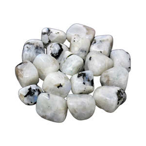 หินมูนสโตนสีรุ้งขัดด้วยมือพลอยคริสตัลบำบัดกึ่งมีค่าสำหรับตกแต่งบ้าน - Product Image 1