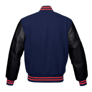 Chaquetas Varsity Unisex de Alta Gama, Talla Personalizada, Tejido de Lana, Color Sólido, Nuevo Diseño, Transpirables para Invierno, Logotipo Frontal - Product Image 1