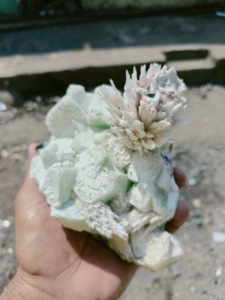 High Quality Green Apophyllite with Scolecite <b>Crystal</b> <b>Cluster</b> Natural Stone for Collection and Decoration - Product Image 5