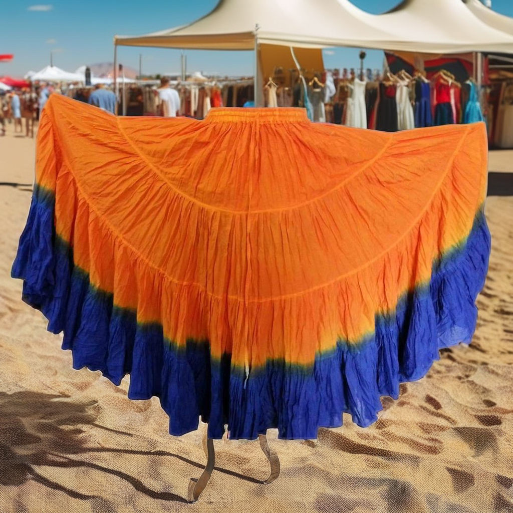 Jaipur Tie Dye Gypsy Skirt New Boho Style 2025 - Main Image