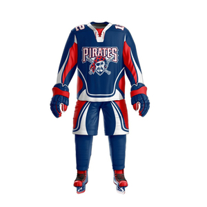 Uniforme de hockey sur glace fabriqué en usine, prix raisonnable, service OEM, faible MOQ, uniforme de hockey sur glace respirant - Product Image 6