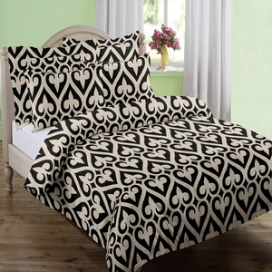 High Quality 100% Cotton Printed Woven Handmade Bedding Set Premium Soft Durable Fabric Bed Sheet Set For Home Hotel Resort - Product Image 5