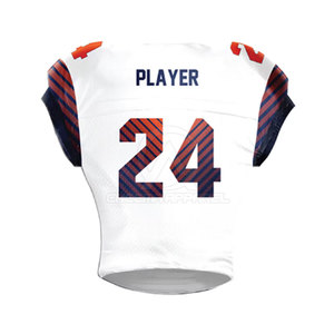 Uniforme de football américain respirant et léger, fabriqué en tissu 100 % polyester pour une absorption optimale pendant les matchs - Product Image 6