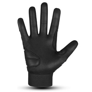 Vente directe d'usine, gants de frappe de baseball en cuir de qualité supérieure, personnalisés, pour droitier, avec manchette courte et fermeture auto-agrippante - Product Image 4