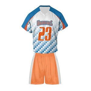 ชุดยูนิฟอร์มทีมลาครอสแบบกำหนดเอง พิมพ์หมายเลขได้ ชุดลาครอสสำหรับฝึกซ้อมและแข่งขัน ชุดลาครอสสำหรับเยาวชน - Product Image 1