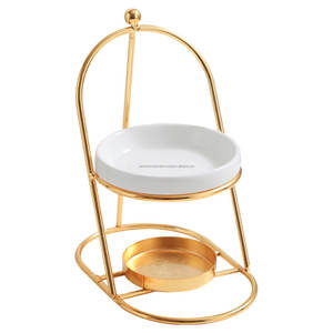 Quemadores de Aceites Esenciales de Metal de Lujo al por Mayor, Quemadores de Cera, Portavelas, Difusores de Aroma, Decoración para el Hogar a los Mejores Precios - Product Image 3