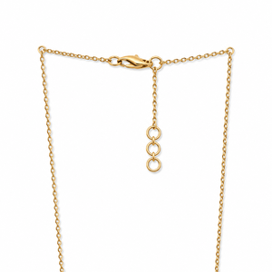 Collier Mangalsutra en or rose 14 carats avec diamants floraux, perles noires, chaîne à maillons géométriques polie, cadeau de mariage pour femme, bijoux fins - Product Image 4