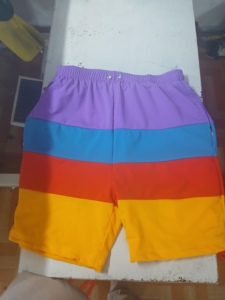 Shorts de bain extensibles personnalisés, tissu anti-UV, extensibles dans 4 directions - Product Image 2