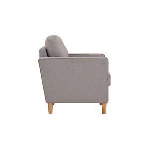 Fauteuil haut de gamme à une place avec un design moderne durable et des pieds en bois massif pour salon résidentiel, hôtel, appartement - Product Image 3