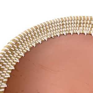 Frutero Redondo de Bambú Vintage Hecho a Mano y Ecológico con Tejido de Bambú y Ratán para Decoración de Cocina y Hogar y Servicio de Fiestas - Product Image 6