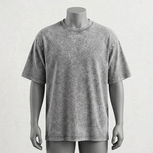 T-shirt décontracté pour homme Reddito Sports, coupe classique, 100 % coton, col rond, manches courtes, respirant, anti-plis, écologique - Product Image 1