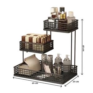 Cesta de Frutas de 3 Niveles, Organizador de Almacenamiento para Encimera de Cocina, Soporte de Metal Negro, Cesta de Gran Capacidad, Organizador de Cocina - Product Image 4