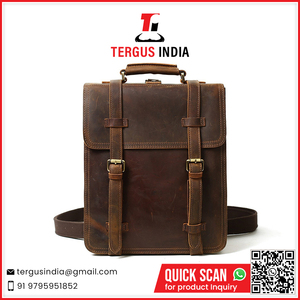Low Cost Premium Quality Handmade <b>Leather</b> <b>Backpack</b> for <b>Men</b> Stylish Office Laptop Bag - Product Image 6