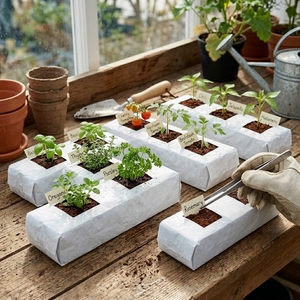 Biodegradable <b>Plastic</b> Coco Grow Bags-High Yield Durable Breathable for Greenhouse Cultivation & Planted Applications - Product Image 3