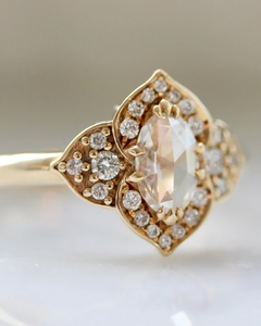 Anillo de Compromiso o Aniversario de Lujo Cristiano para Mujer, Oro Sólido de 18k, Diamante Natural Blanco de Corte Ovalado, Certificado IGI, 2026 - Product Image 6