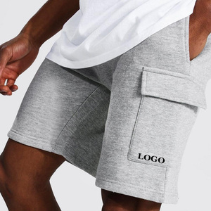 Shorts en molleton épais décontractés de haute qualité pour hommes, style streetwear personnalisé en coton French Terry / Nouveaux shorts en molleton pour hommes avec logo OEM - Product Image 3