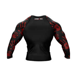 Vente en gros de rashguard de Jiu Jitsu Bjj personnalisé avec logo imprimé en 3D pour hommes, t-shirt de compression respirant Spiderman UPF50+ à manches courtes - Product Image 3