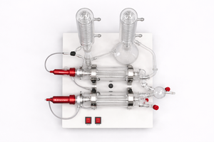 Opti-D Series Double <b>Distillation</b> Unit Borosilicate Glass Laboratory <b>Water</b> Still with Quartz Heater High Purity System - Product Image 3
