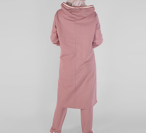 Último Diseño 2026 Conjunto Deportivo Islámico Modesto de 2 Piezas con Bolsillos y Sudadera con Cremallera Completa para Mujer - Product Image 4