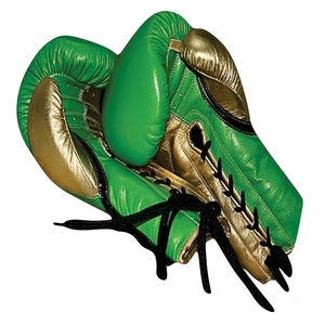 Guantes de Boxeo de Cuero Vacuno de Primera Calidad, Guantes de Entrenamiento y Sparring de Kickboxing, Guantes de Lucha MMA con Logotipo Personalizado de Secado Rápido - Product Image 5