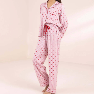 Conjunto de Pijama Moderno y Encantador para Mujer, Ropa de Dormir Cómoda y Suave, Traje de Dormir al por Mayor, Estampado Digital Personalizado, Traje de Verano - Product Image 2
