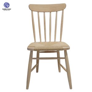 Silla de Comedor Moderna de Madera Maciza de Fresno Escandinavo con Veteado Natural - Ideal para Proyectos de Hogar, Restaurantes y Hoteles - Product Image 2