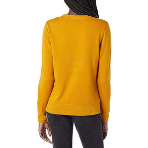 Sweat-shirt à col rond sur mesure fabriqué en usine, dernier style, pull pour femme, sweat-shirt tendance - Product Image 5