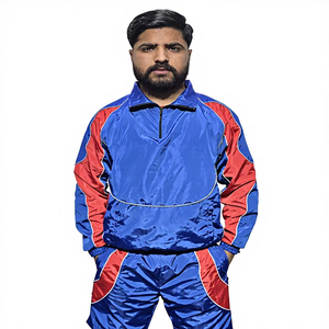 YUKARI ENTERPRISES Customized Winter Unisex Sportswear Set <b>Lightweight</b> Nylon <b>Jacket</b> Pants Zippered Windproof Casual <b>Running</b> - Product Image 1