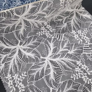 Tela de Encaje Elástica Ligera con Diseño Floral, Nailon y Spandex, 147 cm, Tejido de Punto, Color Personalizado, Diseños Personalizados, Calidad Premium Coreana - Product Image 6