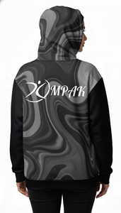 Sweat à capuche unisexe surdimensionné décontracté haut de gamme pour l'hiver, avec broderie et design entièrement sublimé, pour un style streetwear avant-gardiste - Product Image 3