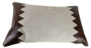 CUIR FAIT MAIN AVEC Housse de coussin en toile - Product Image 2