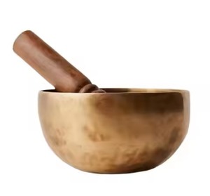 Bol chantant en métal de style tibétain pour la méditation, la thérapie, le yoga, la guérison et la relaxation - Product Image 4