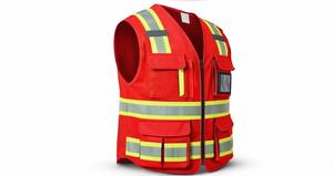 Chaleco de Seguridad Reflectante con Logotipo Personalizado, Impermeable, con Luz LED Intermitente, 100% Poliéster, Alta Visibilidad para Hombre - Product Image 4