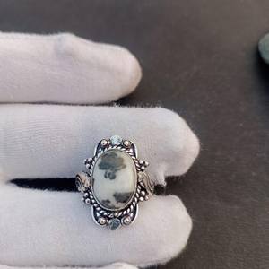 Natural Buffalo Jasper <b>Ring</b> 925 Sterling Silver Handmade Jewelry Gift For Women Birthday Unique Luxury Design - Product Image 4