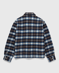 Wholesale Men's High Quality <b>Flannel</b> Hooded Front Logo Windproof Eco-Friendly Streetwear Plaid <b>Jacket</b> Standard Outerwear - Product Image 4