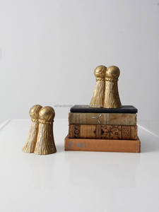 ที่คั่นหนังสือรูปโลมาทองเหลือง งานฝีมือโลหะ ดีไซน์ชายฝั่ง 2 ชิ้น - Product Image 2