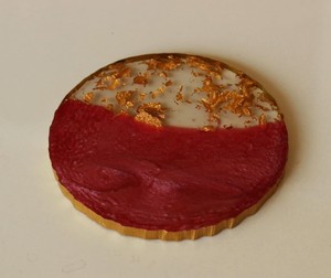 Resin Coasters with Smooth Finish, Durable <b>Waterproof</b> Drink <b>Mats</b> for Beverage Cups Glasses and Mugs - Product Image 1