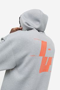 Fabricación OEM Transpirable Hombres Jersey Gris Sudadera con capucha Conjunto corto de moda Unisex Secado rápido Sudadera con capucha Conjunto corto con logotipo personalizado - Product Image 4