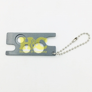 Ouvre-bouteille rectangulaire en acier inoxydable pour colle à cils – Outil réutilisable et écologique pour extensions de cils - Product Image 2