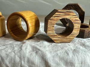 Anillo para Servilletas de Madera, Hecho a Mano, Ecológico, Decoración de Mesa de Comedor para el Hogar, Cocina, Restaurante, Bodas, Eventos y Fiestas - Product Image 3