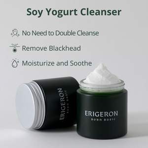 ERIGERON Nettoyant au soja et au yaourt Nettoyant quotidien apaisant pour une peau douce, hydratée et saine - Product Image 5