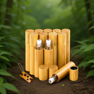 Bouteilles de parfum en bois écologiques de luxe faites à la main pour hommes et femmes - Vente en gros - Product Image 3