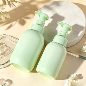 Shampooing, après-shampooing, savon pour les mains, 300 ml/500 ml, bouteille en plastique PET, impression sérigraphique, soin des cheveux, pompe verte, nouveau distributeur de crème - Product Image 2