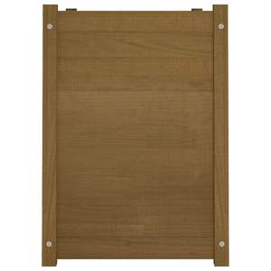 Macetas y jardineras grandes y resistentes de madera de pino maciza color marrón miel para jardín - Product Image 4