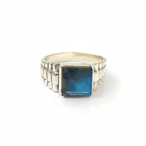 Men's <b>Labradorite</b> <b>Ring</b> 6.9 Grams Fine Jewelry - Product Image 2