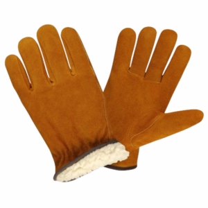 High Performance Cowhide Split Heat Resistance Breathable Durable Leather Workwear Reflective Safety Construction Gardening Hand - Product Image 1