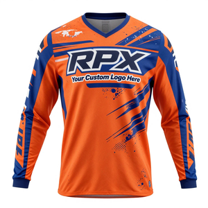 Jersey de Motocross Transpirable de Secado Rápido Personalizado con Logotipo, Ropa de Carreras al por Mayor, Jersey de Motocross de Verano Personalizado - Product Image 4